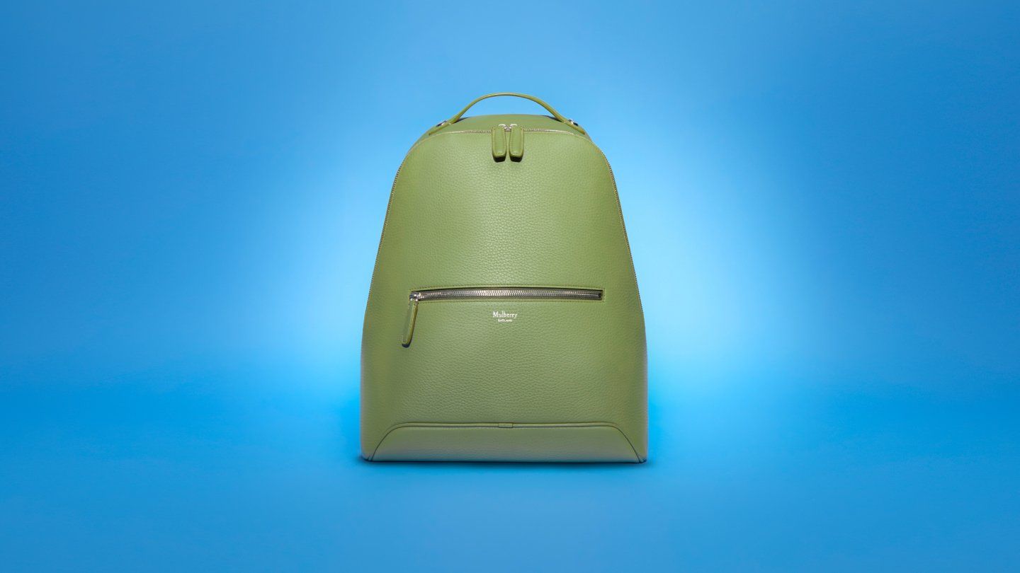 mulberry city backpack in khaki green